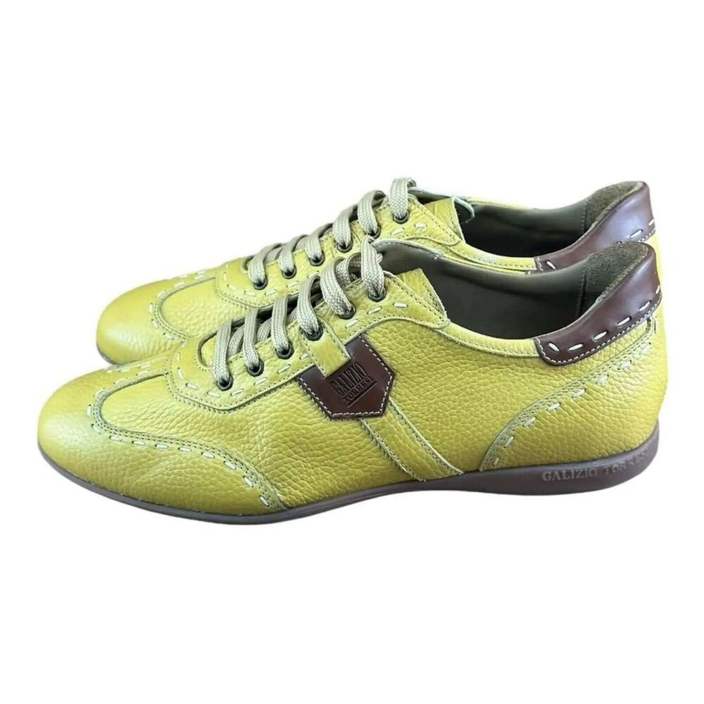 Galizio Torresi size men 8.5-9 Sneaker braun blau Cognac
